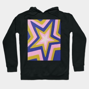 Star, Abstract print, Mid century art Hoodie